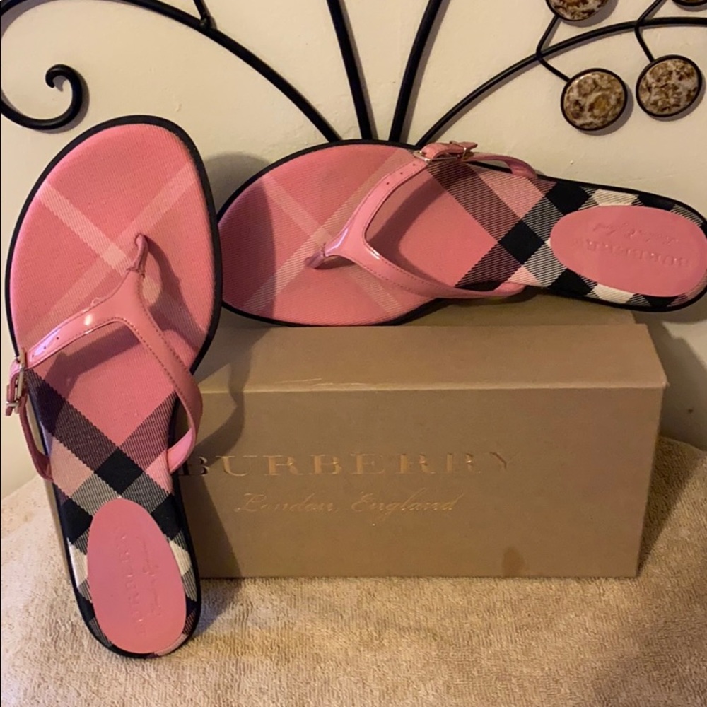 Burberry Housecheck Meadow Flip Flop